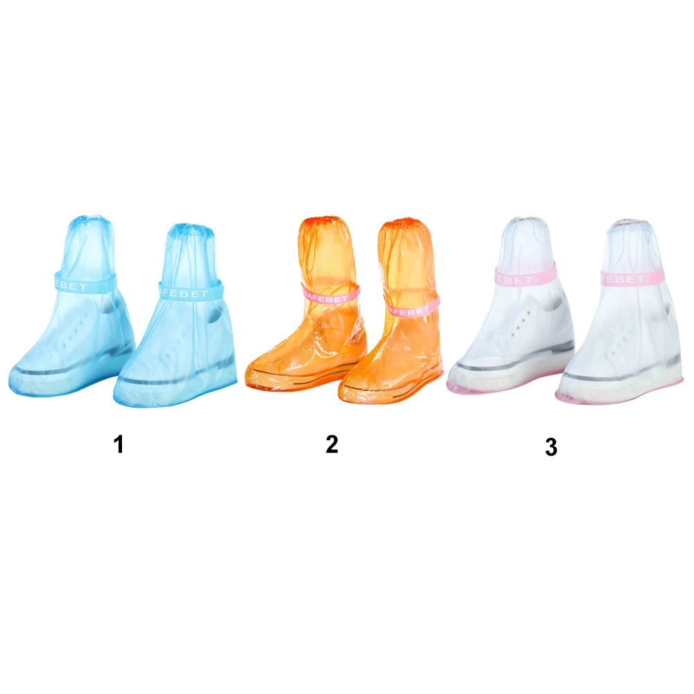 Покрытие для обуви многоразовые резиновые сапоги уличные водонепроницаемые утолщенные Нескользящие ПВХ для взрослых и детей