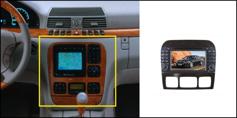 Clearance For Mercedes Benz MB S W220 S55 LiisLee Car Multimedia GPS Audio Hi-Fi Radio Stereo Original Style Navigation NAVI 2