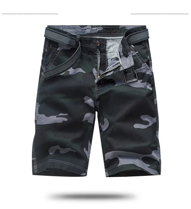 Cargo Shorts Men Cool Camouflage Summer Hot Sale Cotton Casual Men Short Pants Brand Clothing Comfortable Camo Men 2019 New MuLS 12