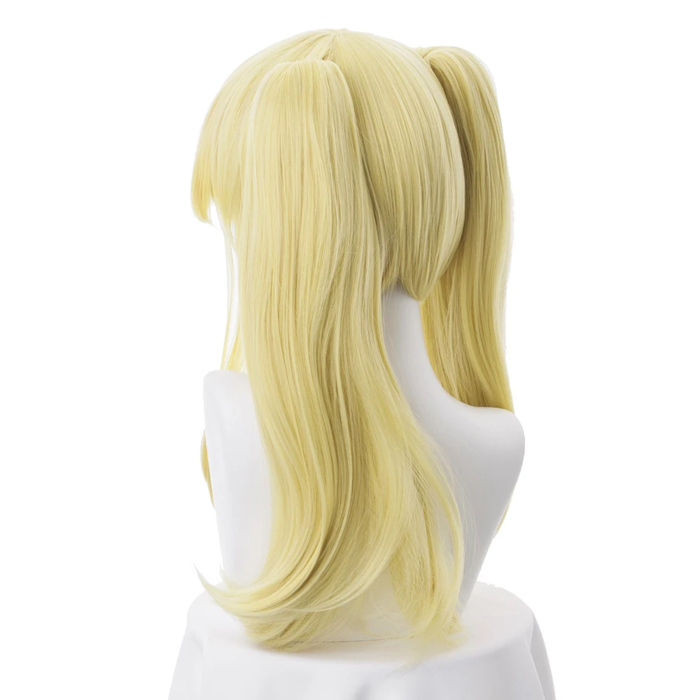 New Anime Kakegurui Saotome Meari Cosplay Wigs HalloweenPartyStagePlay Women/Girls Light Gold Long