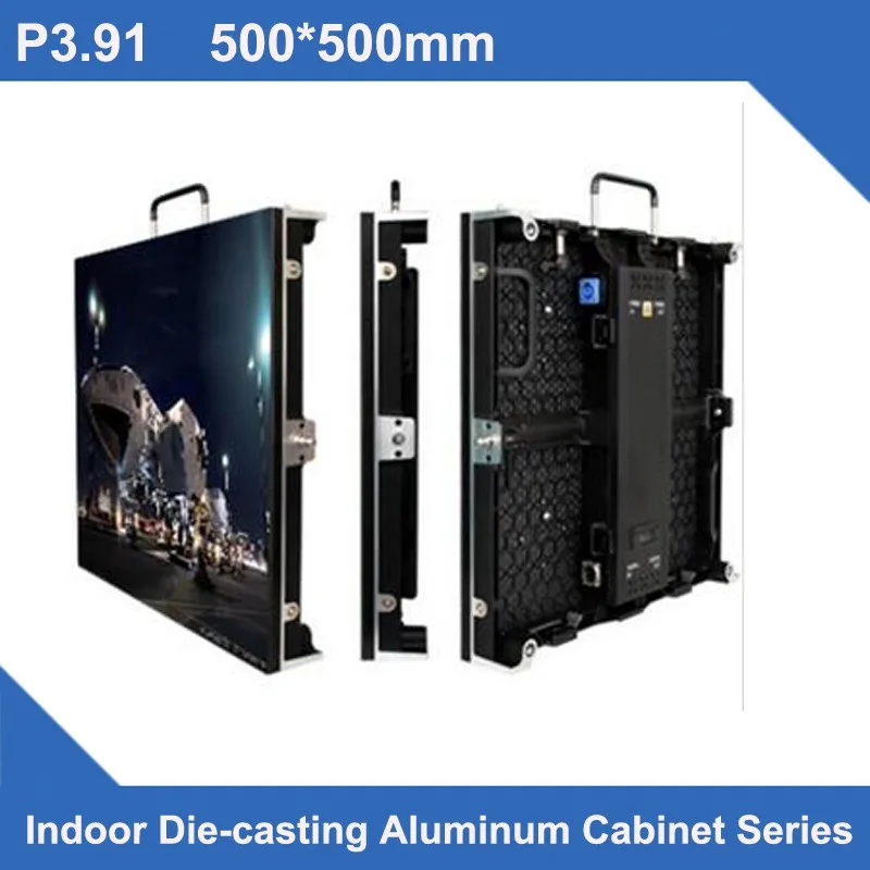 

TEEHO P3.91 SMD indoor 500*500 LED Display DieCasting Cabinet panel indoor led video rental advertising wedding hotel stadium
