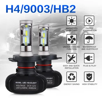 

CSP LED Headlight Bulbs Head Light Lamp Bulbs Replacment Kit For Arctic Cat 250 2x4 Auto 2006 2009 ATV Bikes High & Low Beam