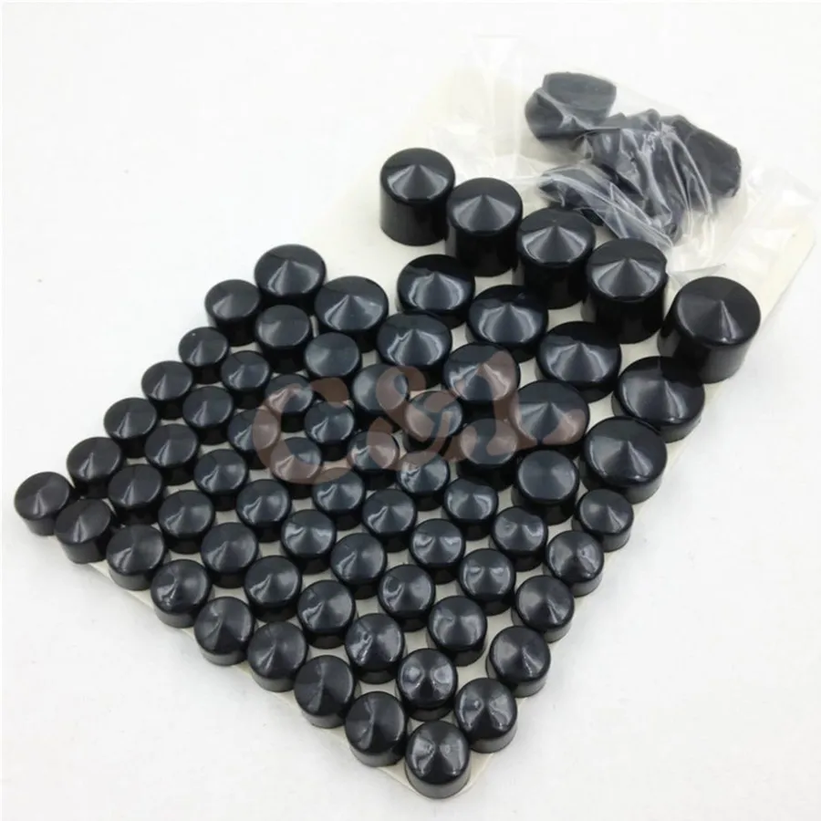 

Motorcycle Black Bolts Toppers Caps For 1991-2012 Harley Dyna Glide Twin Cam