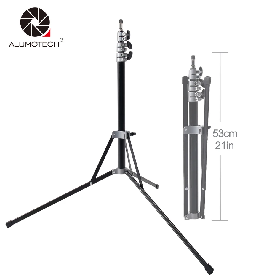 Новинка легкий и портативный штатив ALUMOTECH 7 футов/210 см осветительная стойка для