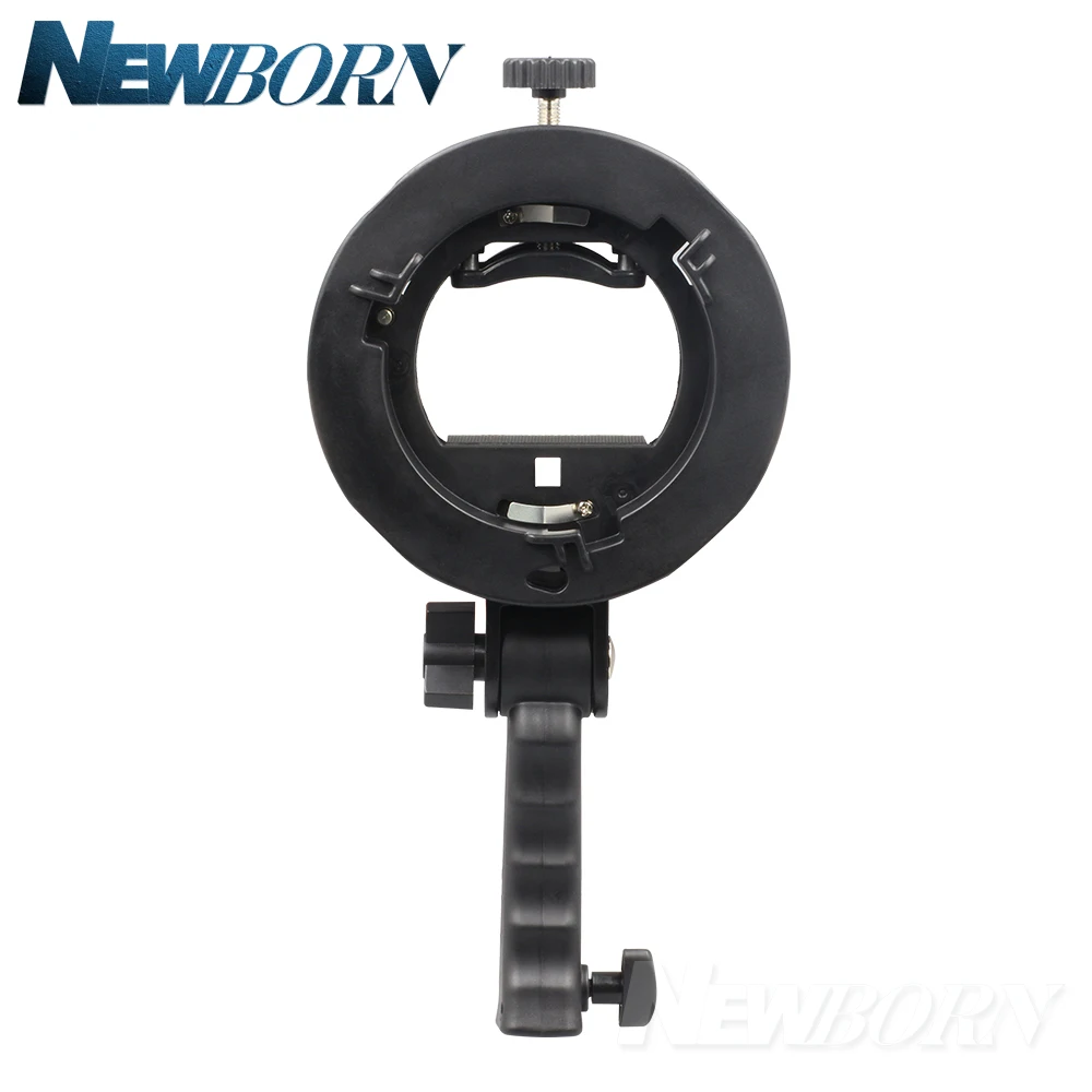 

Handheld Grip S-Type Bracket Bowens S Mount Holder for Speedlite Flash Snoot Softbox Beauty Dish Honeycomb