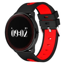 Умный группа крови кислородом Давление Мониторы 0.96 ''OLED Сенсорный экран Спорт Смарт Браслет Водонепроницаемый сердечного ритма