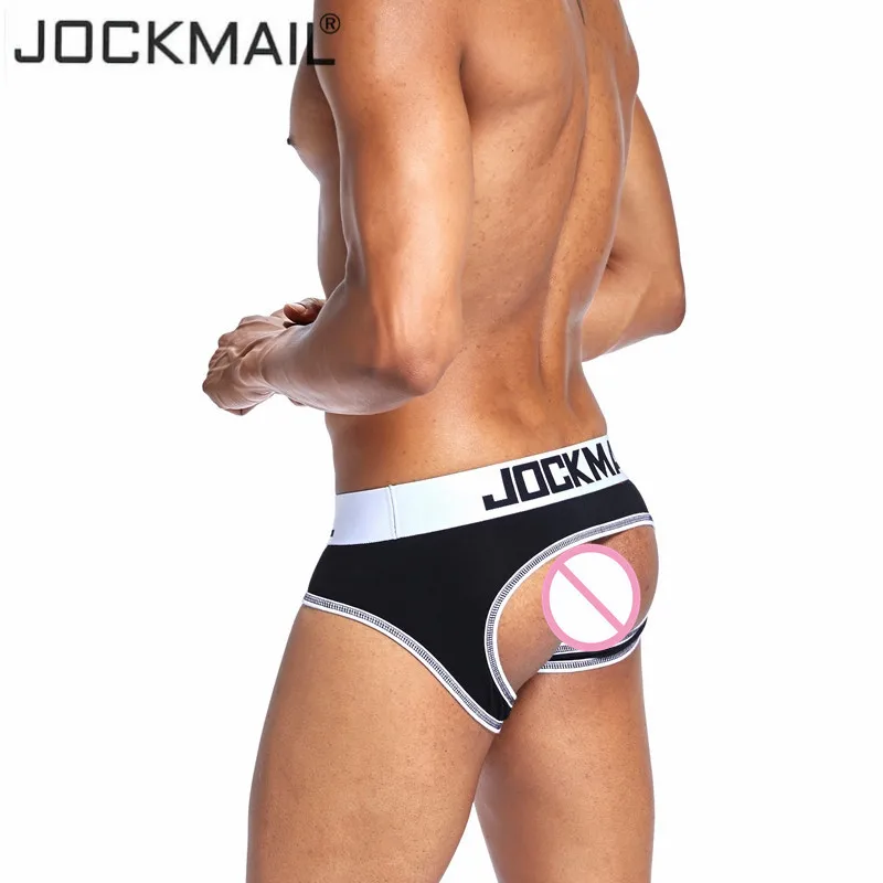 Трусы брифы JOCKMAIL мужские Брендовое пикантное нижнее белье для геев с мешочком