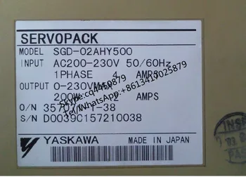 

USED 100% TESTED SERVO DRIVER SGD-02AHY500 *100% REAL STOCK,Please contact us for real photo*