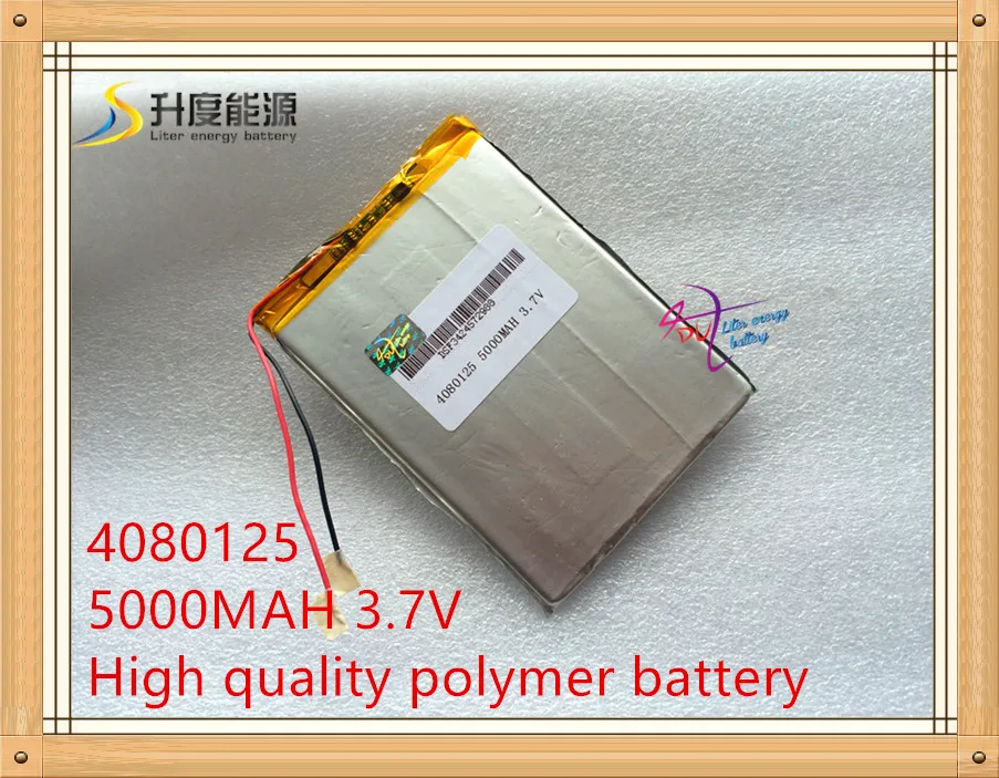 

1PCS/lot 4080125 3780125 Tablet PC 8 cable with battery capacity 5000 mA Universal Battery free shipping