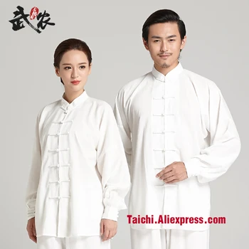 martial art Tai chi uniform long - sleeved men and women performance clothing martial art Tai chi uniform long - sleeved men and women performance clothing
