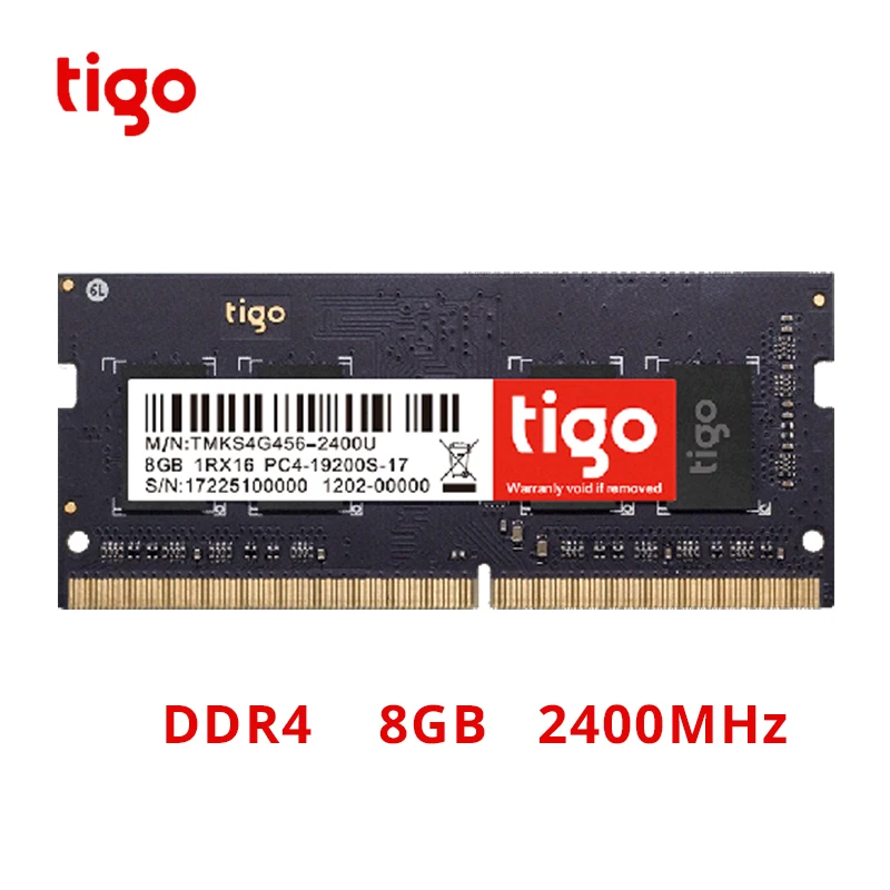 Скидка Tigo Оперативная память DDR4 8 GB ноутбук 2400 МГц памяти 8 гб DDR 4 Memoria SoDIMM оперативная память для ноутбука