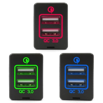 

Quick Charge 3.0 Dual USB Car Charger for TOYOTA Camry Corolla RAV4 Reiz Cruiser