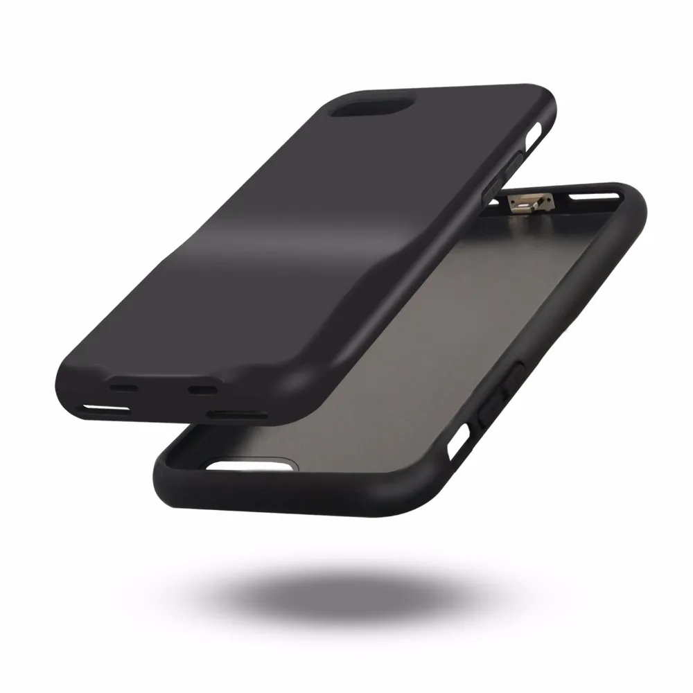 Чехол для iPhone X/8/8 P/7/7 P с двумя разъемами Lightning/Audio поддержка звонков зарядки и