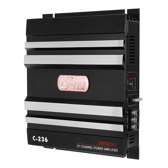 Cheap 3800 Watt 2 Channel Powerful Car Audio Amplifier Bass AMP Aluminum 12V DC Cheap 3800 Watt 2 Channel Powerful Car Audio Amplifier Bass AMP Aluminum 12V DC