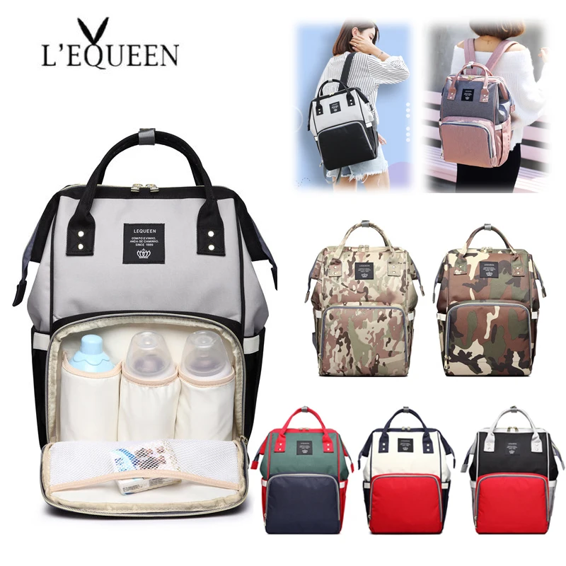 Fashion Maternity Nappy Bag Large Capacity Baby Bag Travel Backpack Designer Nursing