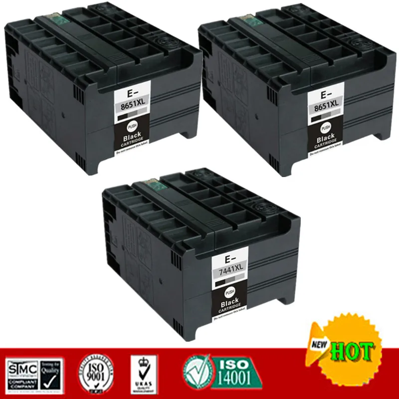 Совместимый чернильный картридж для T8651 подходит для принтера Epson WorkForce Pro WF-M5191
