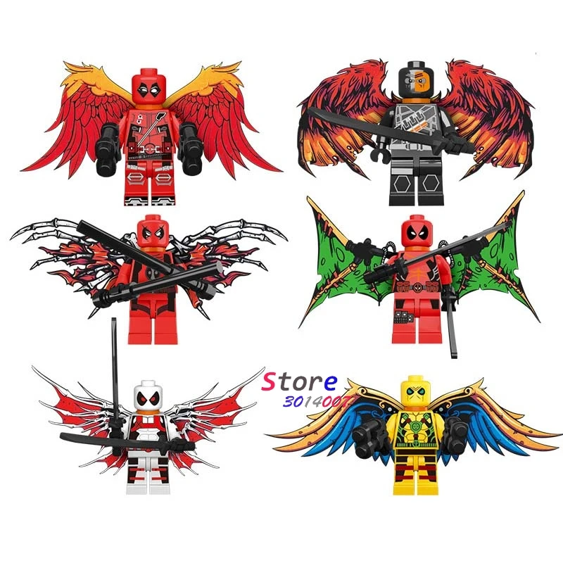 

Single Medieval X-men Deadpool forces building blocks model bricks toy for children brinquedos menino