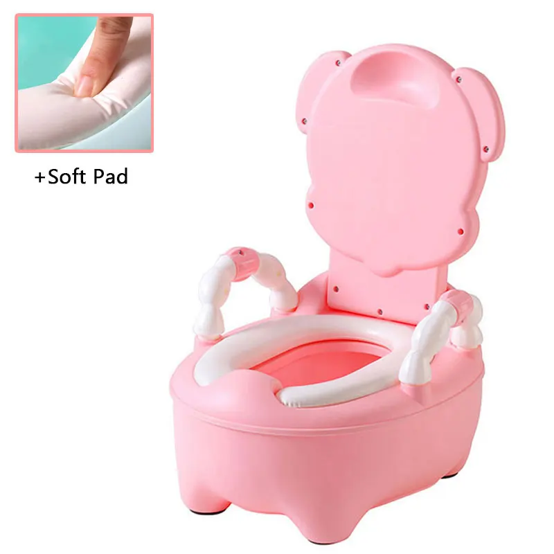 12 soft cushion Детский горшок, унитаз, тренировочная сковорода, сиденье для унитаза, Детский горшок, детское постельное белье, портативный писсуар, удобная спинка, милый мультяшный горшок - Цвет: 12 soft cushion
