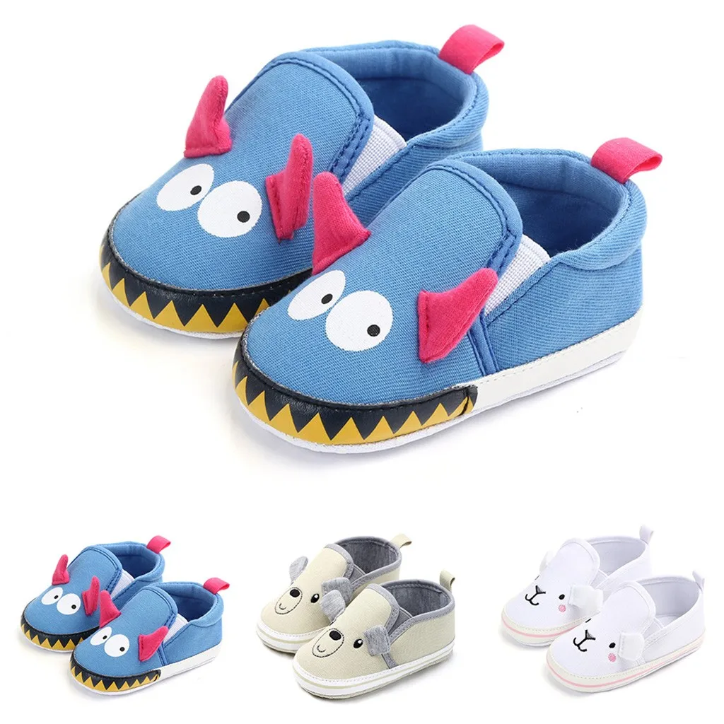Newborn Toddler Baby Moccasin Soft Infants First Walker Anti-slip Sole Shoes