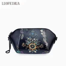 Женская сумка из натуральной кожи, новинка, оригинальная Высококачественная сумка через плечо в национальном стиле, дизайнерская сумка