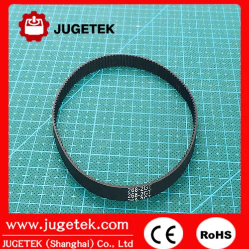 

268mm length 134 teeth 9mm width Closed-loop GT2 Timing Belt 268-2GT-9