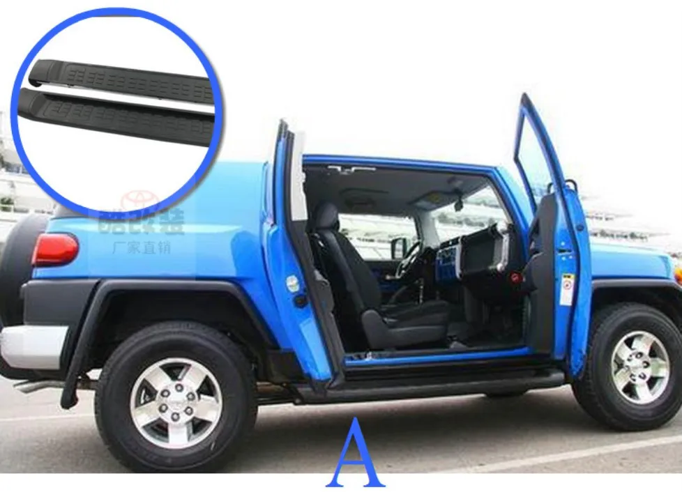 Для Toyota FJ Cruiser 2007- автомобилей Бег Панели Авто шаг в сторону Бар Педали для автомобиля Высокое качество Фирменная новинка Дизайн Nerf bars