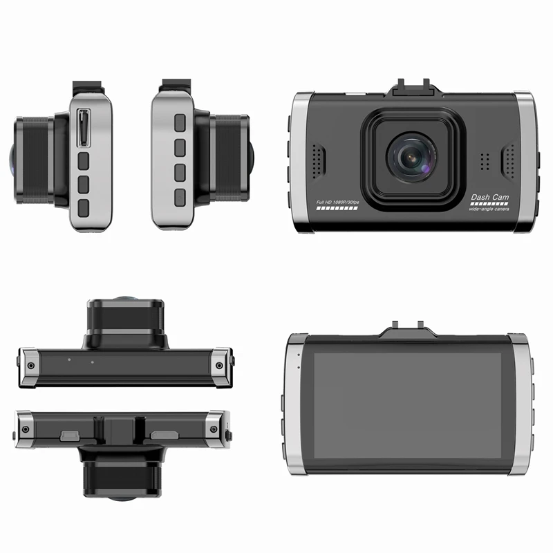 3-дюймовый Full Hd 1080P вождение автомобиля Регистраторы автомобиля Камера Dvr Ips капюшон с детектором движения G Сенсор