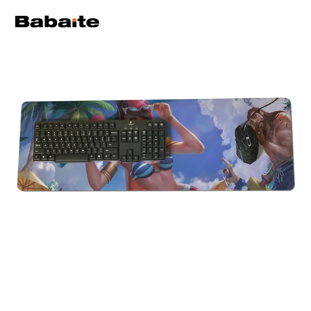 Babaite Pool Party Fiora Mantis Speed Gaming Edition Mouse Pad 900 * 300mm XL Edge of Locking Mouse