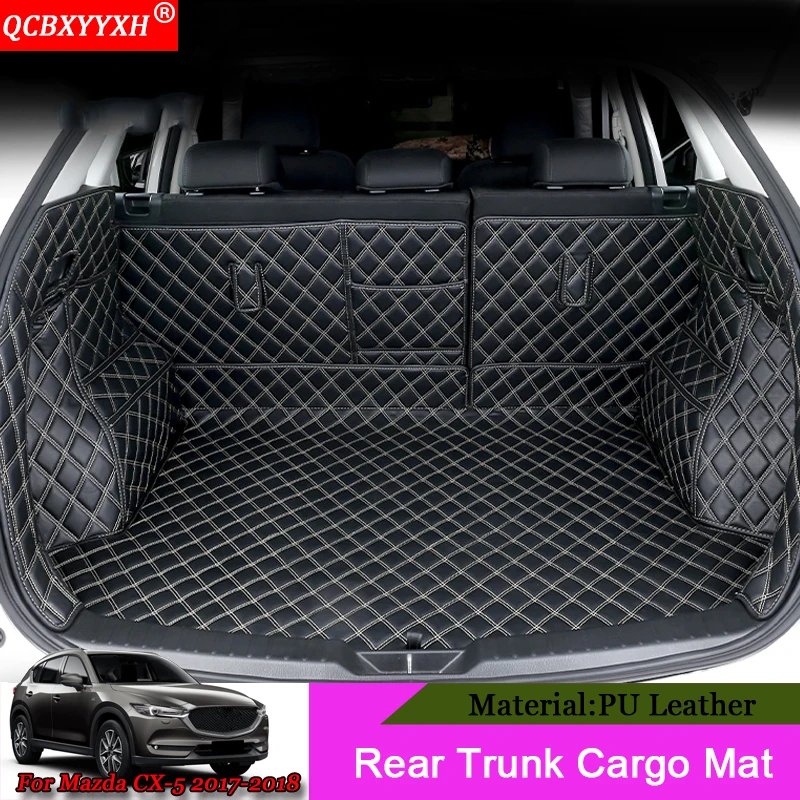 

QCBXYYXH Car-styling Car Boot Mat Rear Trunk Liner Cargo Floor Carpet Tray Protector Auto Accessories For Mazda CX-5 2017 2018