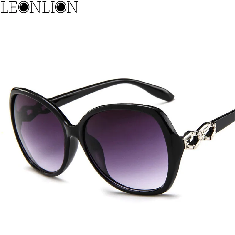 

LeonLion 2018 Classic Gradient Oversized Sunglasses Women Brand Designer Vintage Ladies Sun Glasses UV400 Oculos De Sol Feminino