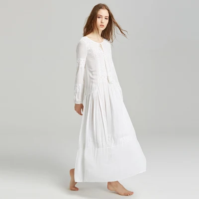 Женское винтажное длинное платье с вышивкой в стиле бохо|loose dress|maxi long dresslong dress |