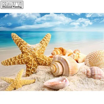 

Diamond Painting Shells on Beach 30x40cm XY1