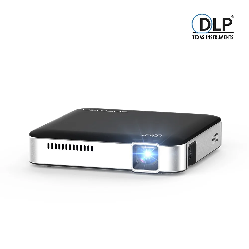 Apeman Mini Poche LED DLP Projecteur HD Intégré Batterie Rechargeable HDMI  MHL Entrée Double Haut parleurs Stéréo LED Vie up t | AliExpress
