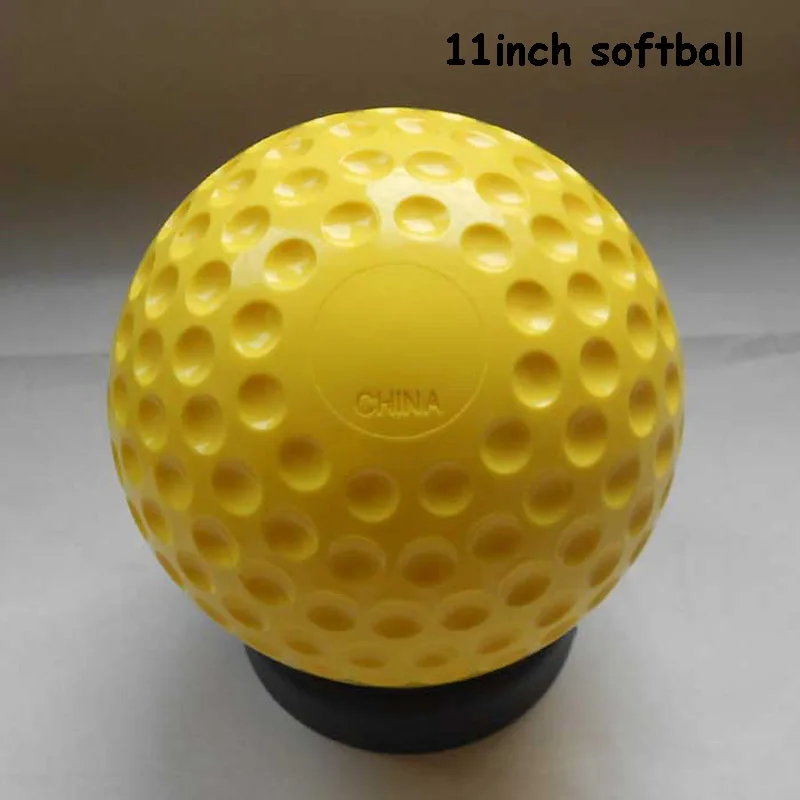 140 г желтая Искусственная резина мягкая бейсбольная машина Софтбол Упражнение Бейсбол для обучения эспандер