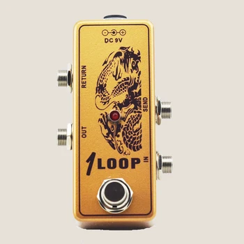 

MINI AB Loop Switch Pedal Box True-Bypass for Guitar Effect Pedal metal footswitcher true bypass guitar parts