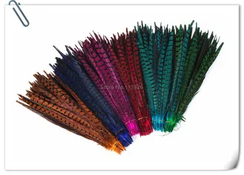 

500pcs 50-55cm Natural Pheasant Feather dyed pheasant tail feathers Decorative Feathers Plumes for wedding party decorations