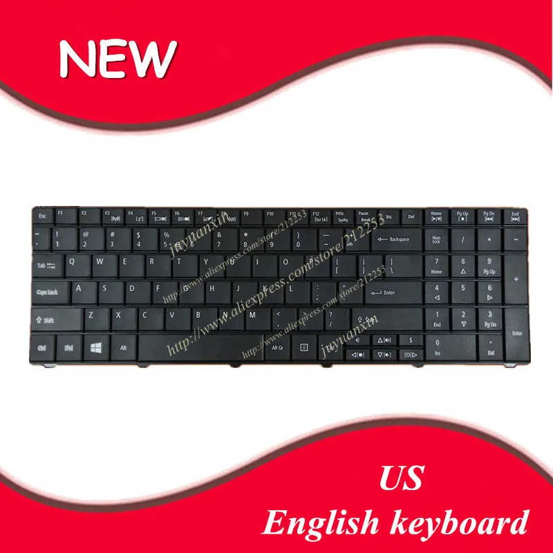 

US layout English keyboard For ACER TM8571 E1-521 E1-531 E1-531G E1-571 E1-571G BLACK laptop keyboard