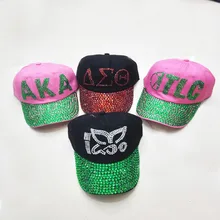 Новая 7 цветов Алмазная точка AKA TLC буквы мужские бейсболки для женщин бейсболка для девочек шляпа со стразами принт