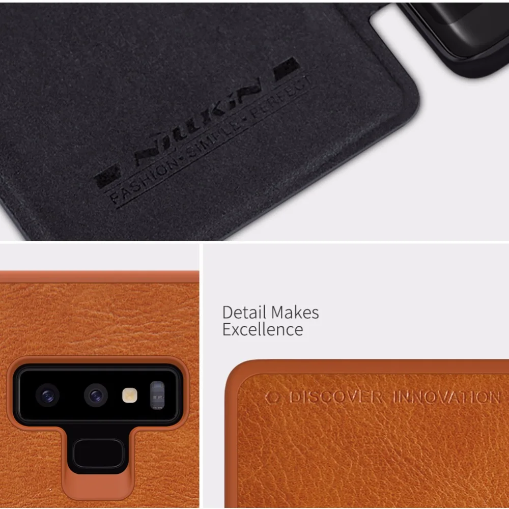 Чехол для samsung Galaxy Note 10 NILLKIN Роскошный кожаный чехол-книжка для samsung Galaxy Note 10 9 8 S9 S10 Plus с карманом для карт