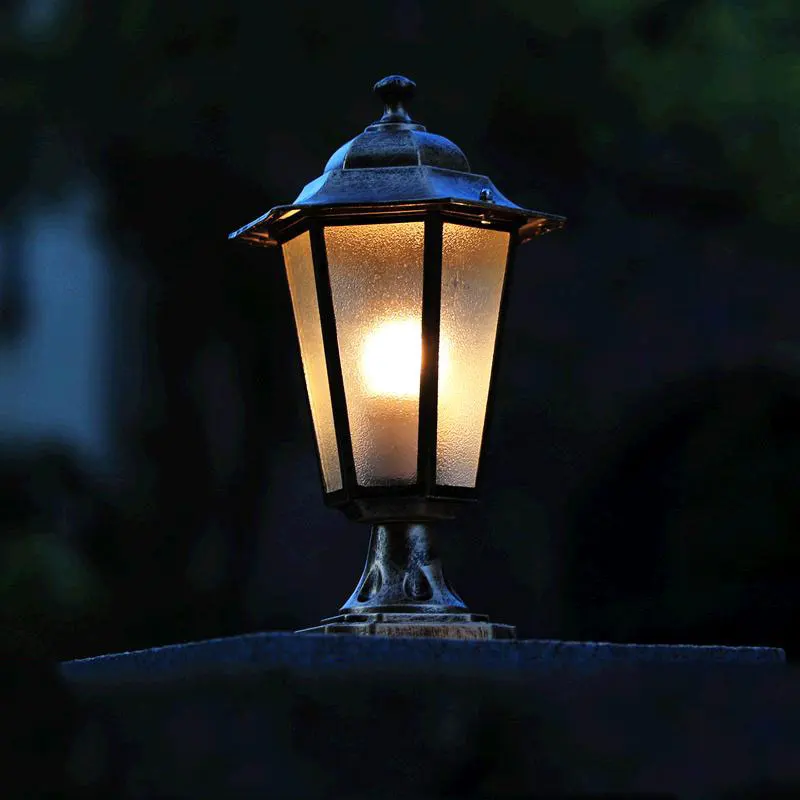 Waterproof pillar landscape lighting stigma outdoor post light fixtures