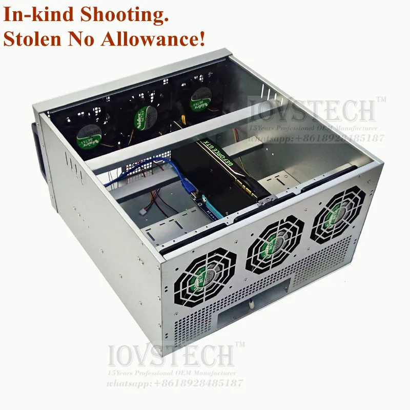 Лидер продаж чехол для биткоинов 6GPU 8GPU|case case|case rackcase c |