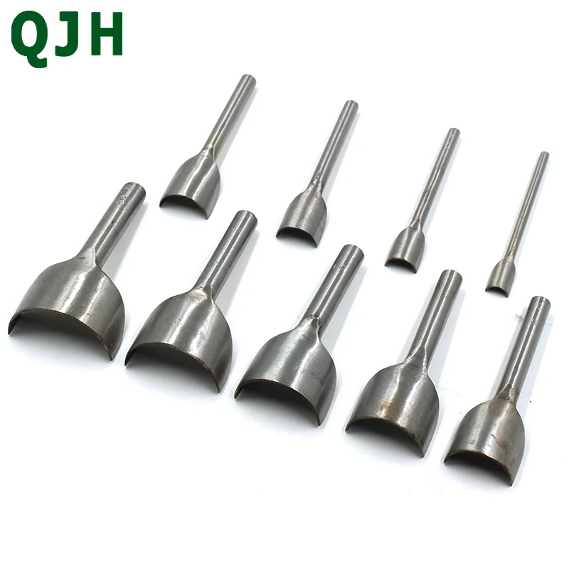 

1pcs Half Round Leather Craft Cutter Tool DIY Punching C Shape leather Craft Cutter Cowhide Tool Belts End Punch Strap Tools