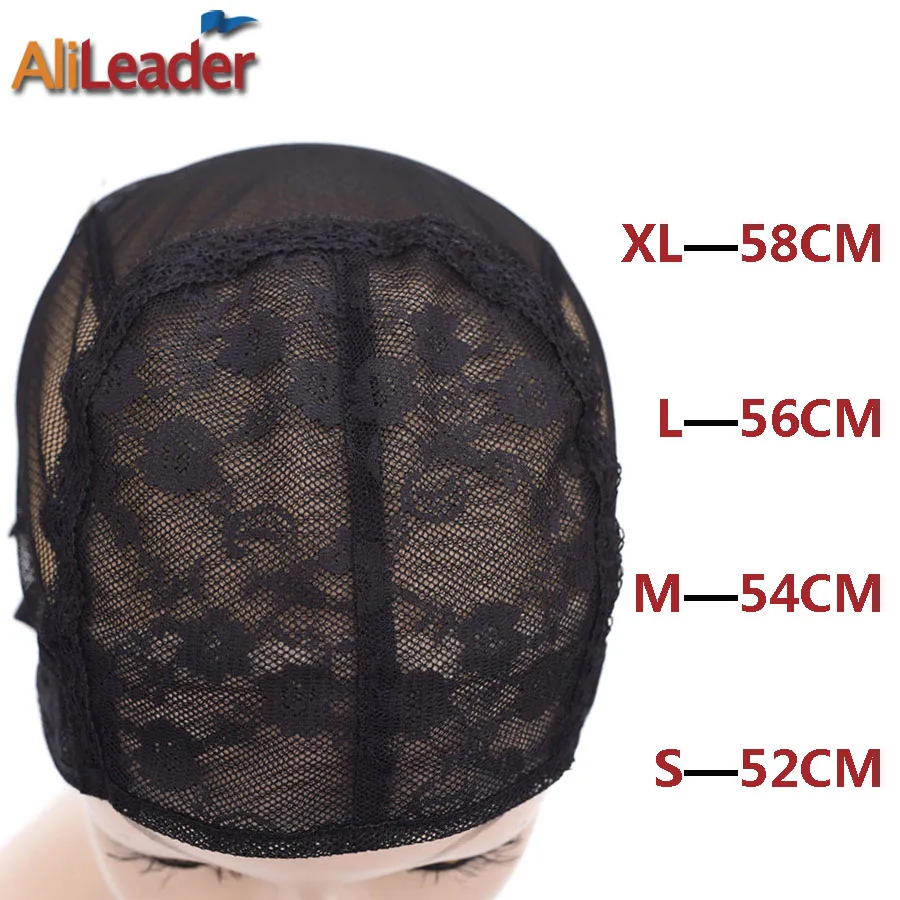 

10 Pcs/Lot Lace Wig Cap For Making Wigs With Adjustable Strap On The Back Weaving Cap Size S/M/L/XL Glueless Wig Caps