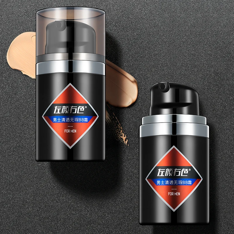 JOYCODES Men BB cream Face Care Foundation Base BB CC Face Cream Makeup Brightening Concealer Cream Whitening Concealer Primer