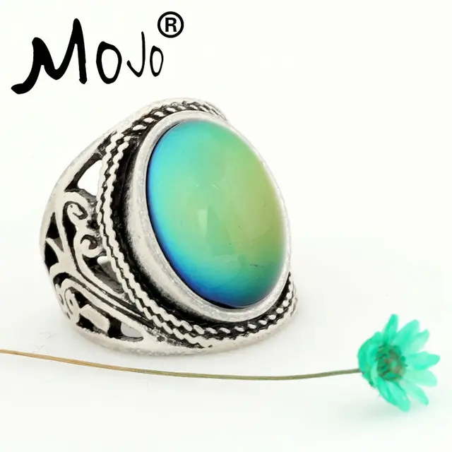 Mojo Dell'annata Della Boemia Retro di Colore Cambiamento di Umore Anello Emozio Mojo Dell'annata Della Boemia Retro di Colore Cambiamento di Umore Anello Emozio