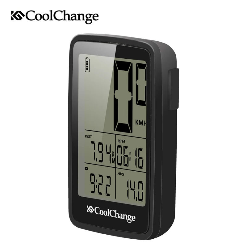 

CoolChange Bicycle Computer Rainproof Wired and Wireless Cycling Computer Speedometer Odometer USB Rechargable MTB Bike Computer