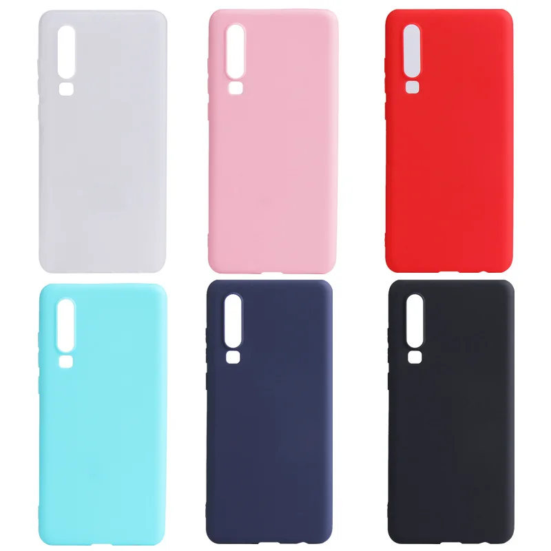 

Case for Huawei P30 Mobile Shell Scrub TPU P30 lite Candy Color P30pro Cover NOVA 4 All Inclusive Soft Shell