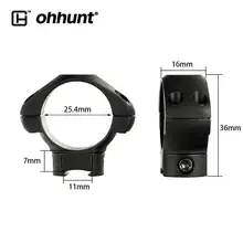 Ohhunt 25,4 мм или 30 диаметр сталь низкая средний высокий профиль 11 3/8 ласточкин хвост. 22 Airgun Охота прицел кольца крепление