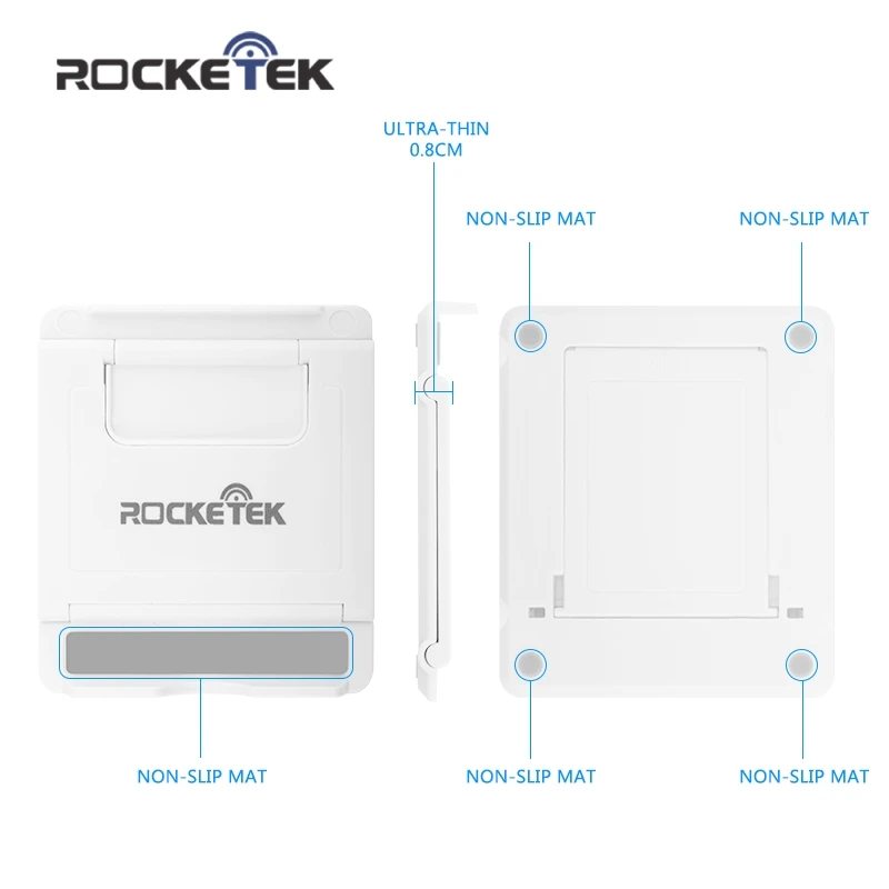 Rocketek Регулируемая Складная подставка для сотового телефона, планшета, подставка для смартфона, мобильного телефона, кронштейн для iPad, samsung, iPhone