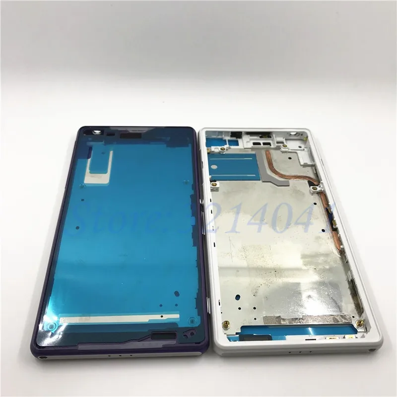 Запасная Передняя средняя рамка для Sony Xperia Z2 L50w D6503 D6502 передняя среднего ЖК